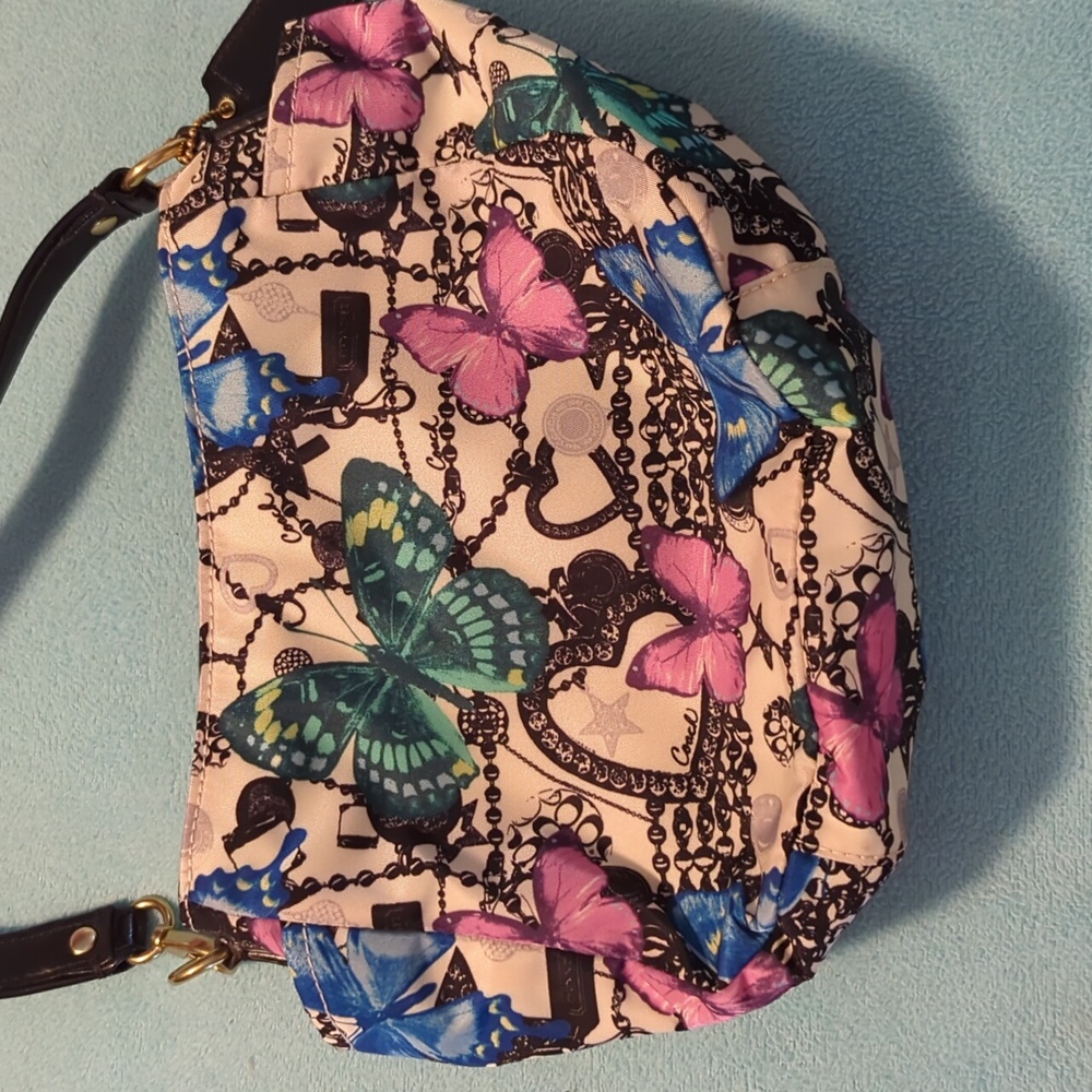 Coach Parker Bandana Jewel Butterfly Mini Bag